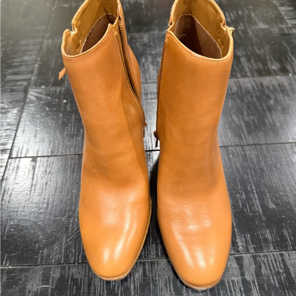 Aldo Caramel Ankle Booties